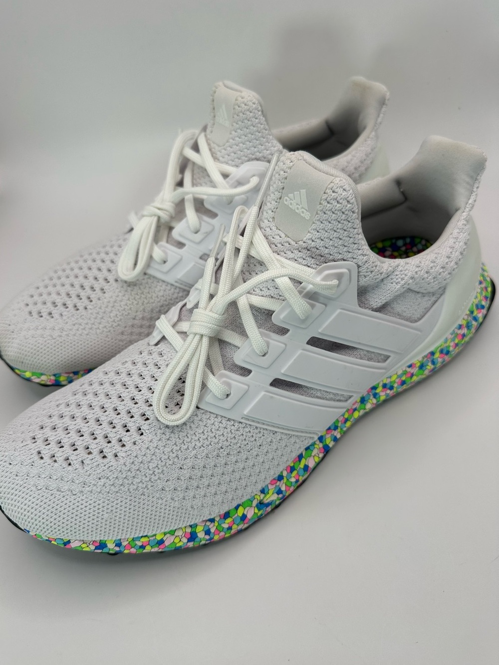 Adidas Ultra Boost 5.0 DNA White Mosaic Boost GY4525 size 10
